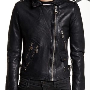 Doma Women's Leather Darke Biker Jacket Size SM